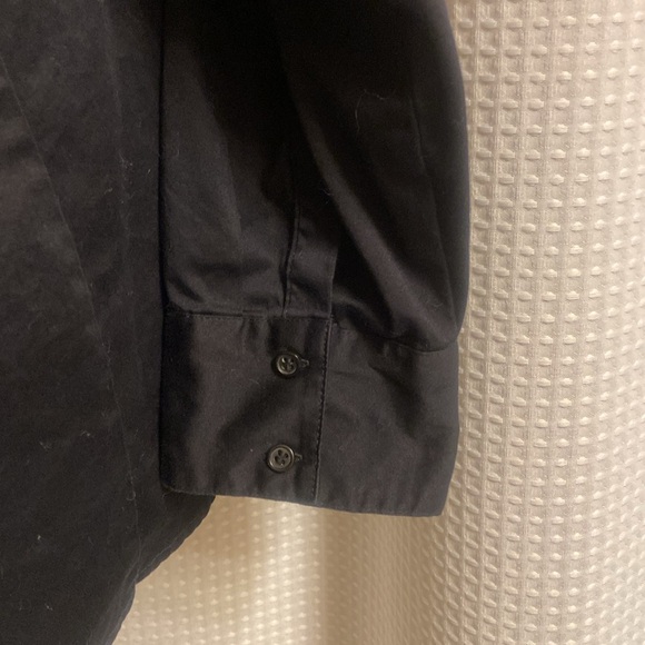 Lane Bryant black classic button front blouse size 26 - Picture 4 of 8